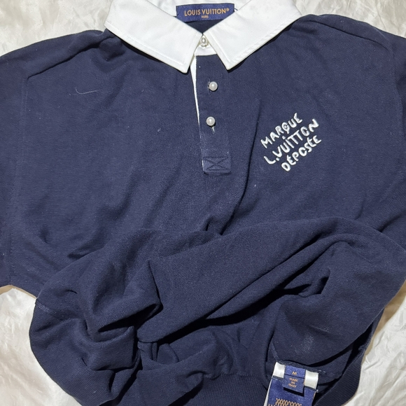 Louis vuitton enbroidered polo - Picture 1 of 4